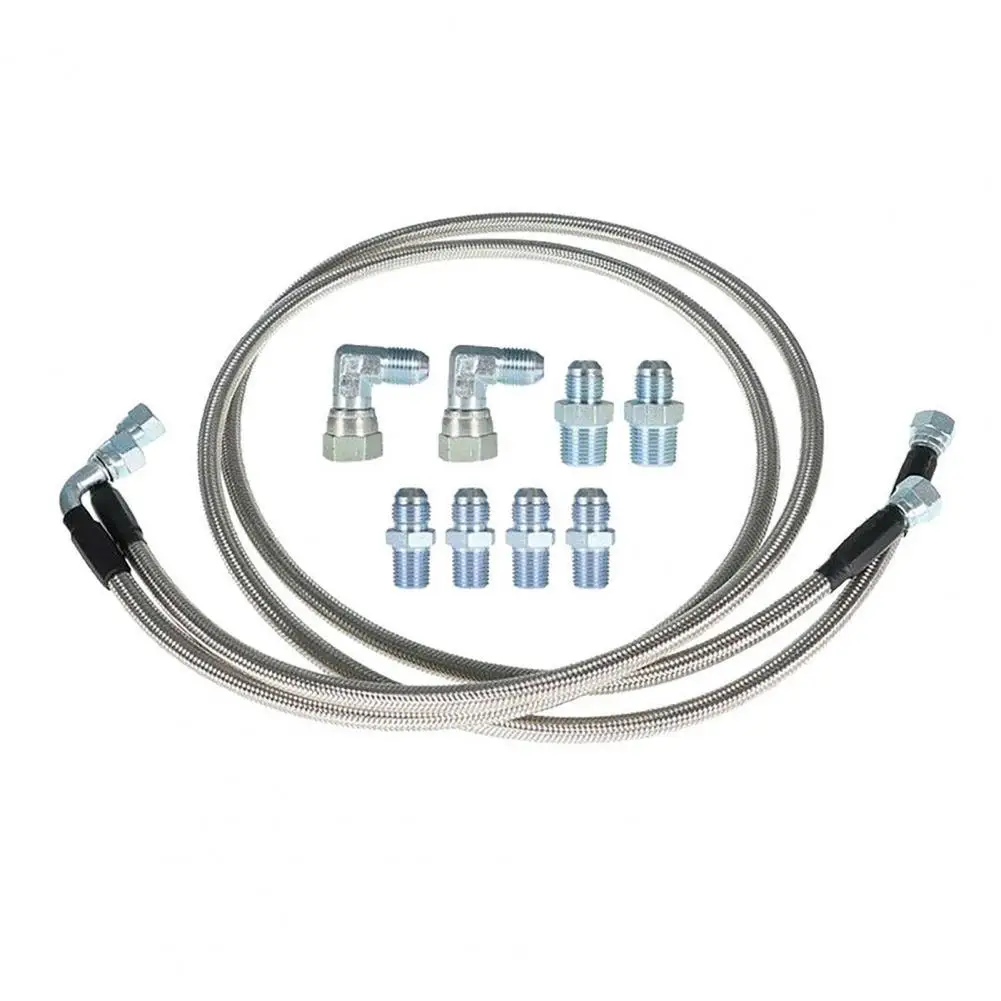 

Ss автомобильный кулер, шланг, фитинги, стабильная коробка передач, охладитель, шланг, Плетеный кулер, фитинги для TH350/700R4/TH400, автомобильные ак...