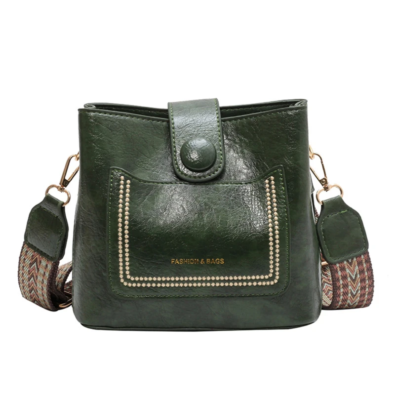 

PU Leather Crossbody Bag Message Bag Leisure Satchels Female Handbag Solid Color Elegant Versatile Women Bag