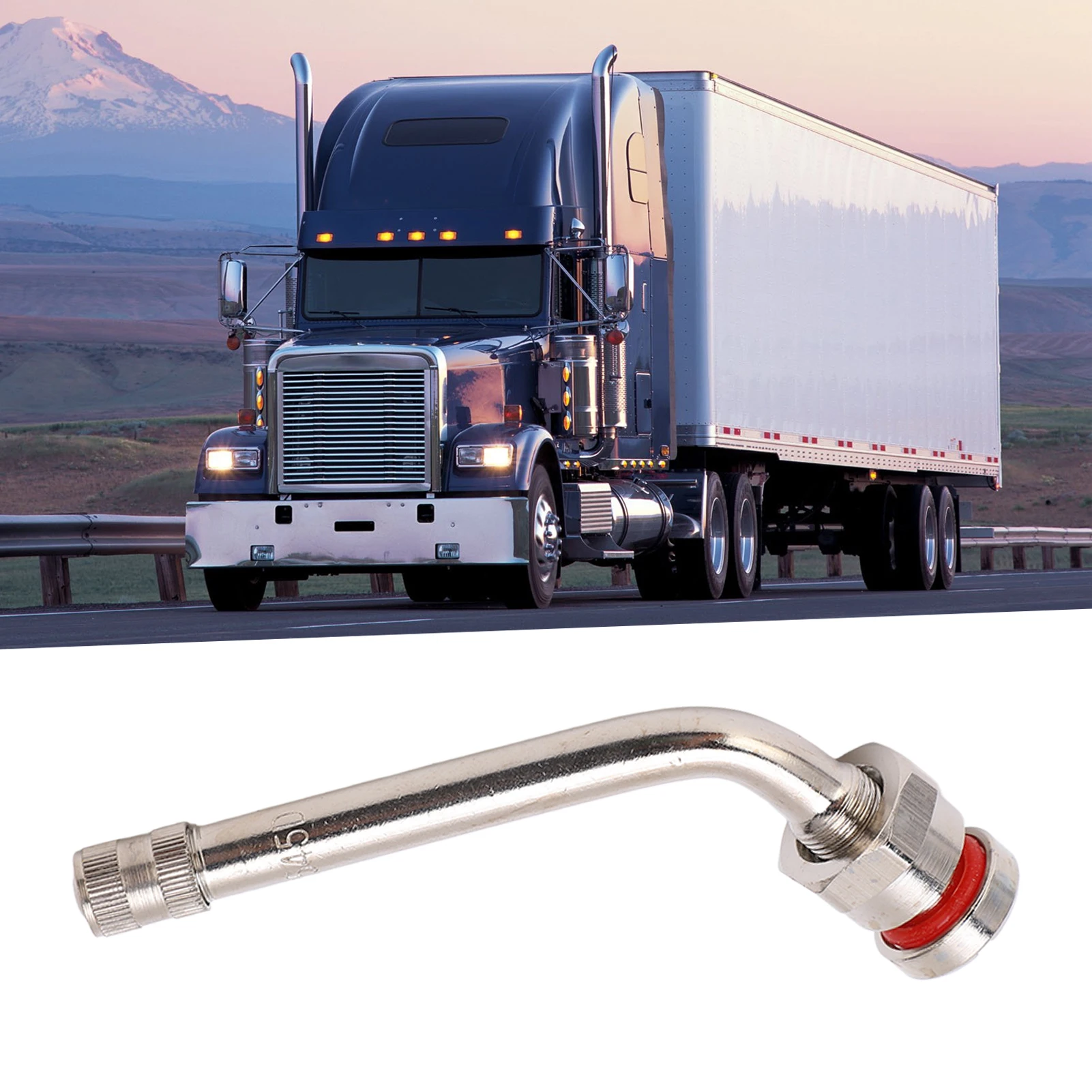 Алюминиевый шток клапана TR545D для коммерческих шин 60 градусов 24 5 дюйма подходит