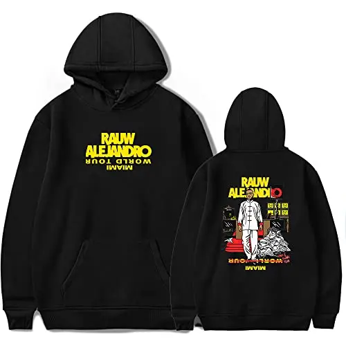 

2022 Rauw Alejandro Miami World Tour Collection Merch Winter Streetwear Men/Women Sweatshirt Long Sleeve Hooded Clothes