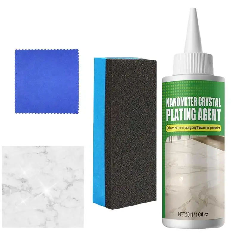 

Nano Crystal Plating Agent Marble Nano Crystal-Plating Agent Easy To Use Granite Cleaner And Polish Tile Filler For Bathroom