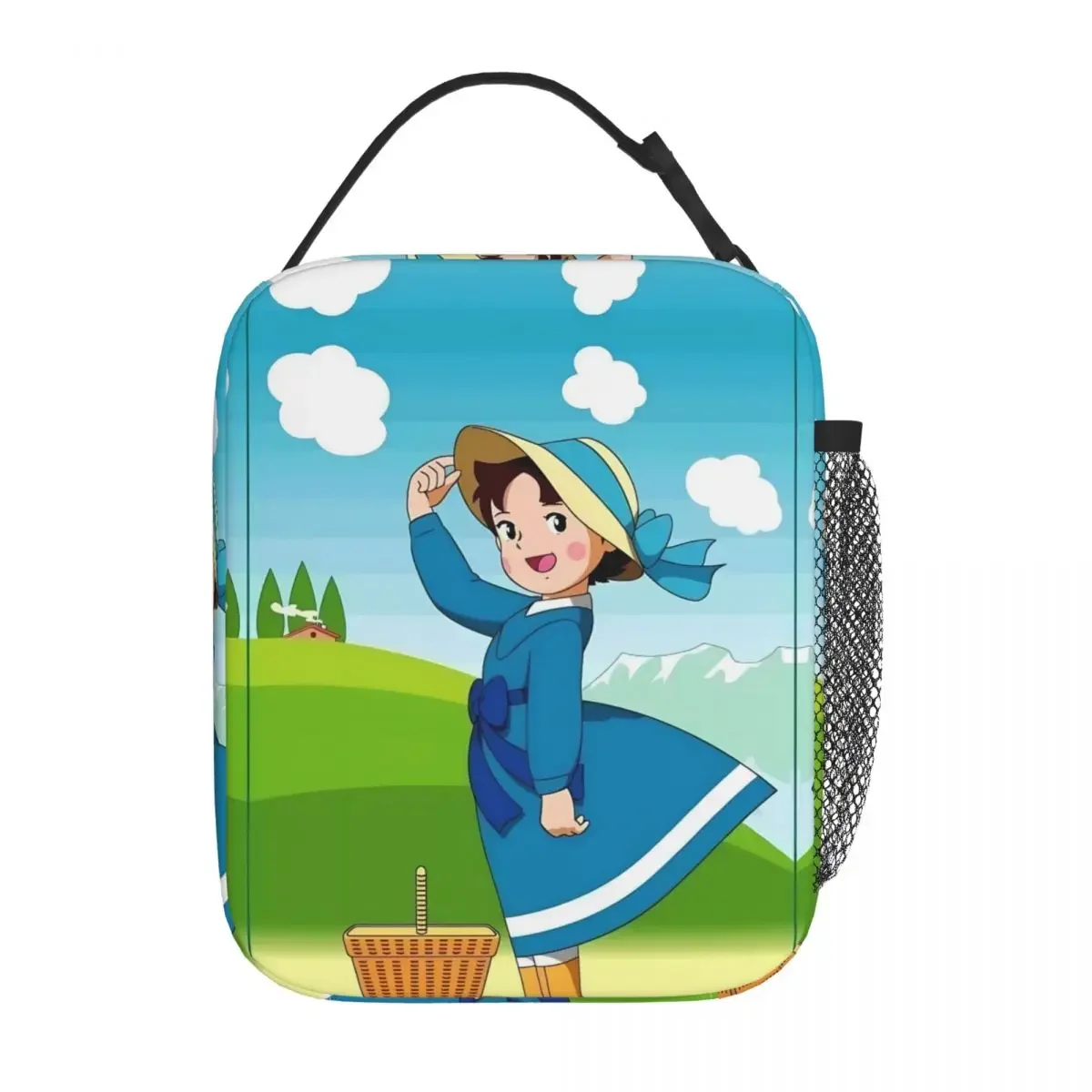 Сумка для обеда Heidi с мультипликационным рисунком детей коробка принтом ТВ-шоу