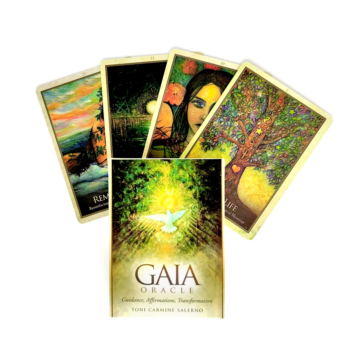 

Карточка-Таро Gaia, карточки для гадания, мистическая помощь, развлечения, игры для вечеринок, поддерживает оптовую продажу, 45 листов/коробка