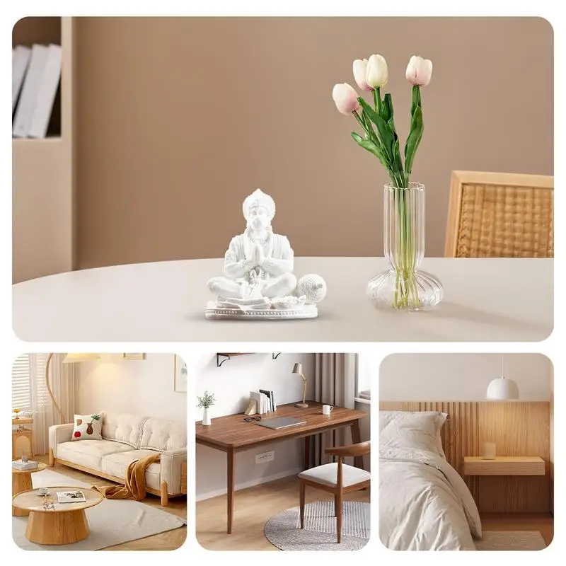 Скульптура Hanuman статуя из смолы сидячий стол центральные части для йоги