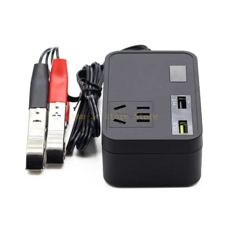 

Portable 600W Power Inverter for Car, DualUSB Charging Ports ACPlug Car D0UA