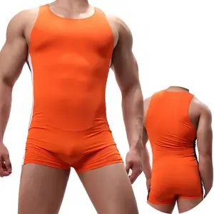 Мужское нижнее белье, спортивный жилет, трико, комбинезон для фитнеса, майка для борьбы, мужское нижнее белье, одежда для сна