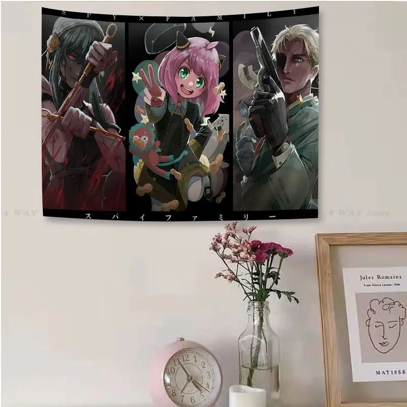 Шпионская семья X настенный гобелен дешевый хиппи богемный гобелены мандала