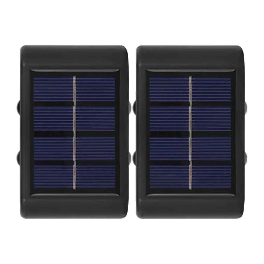 

1/2/3 ABS Solar Wall Light ON/OFF Switch Battery Powered Light-operated Rechargeable Outdoor Garden Lamp 6 Bead White