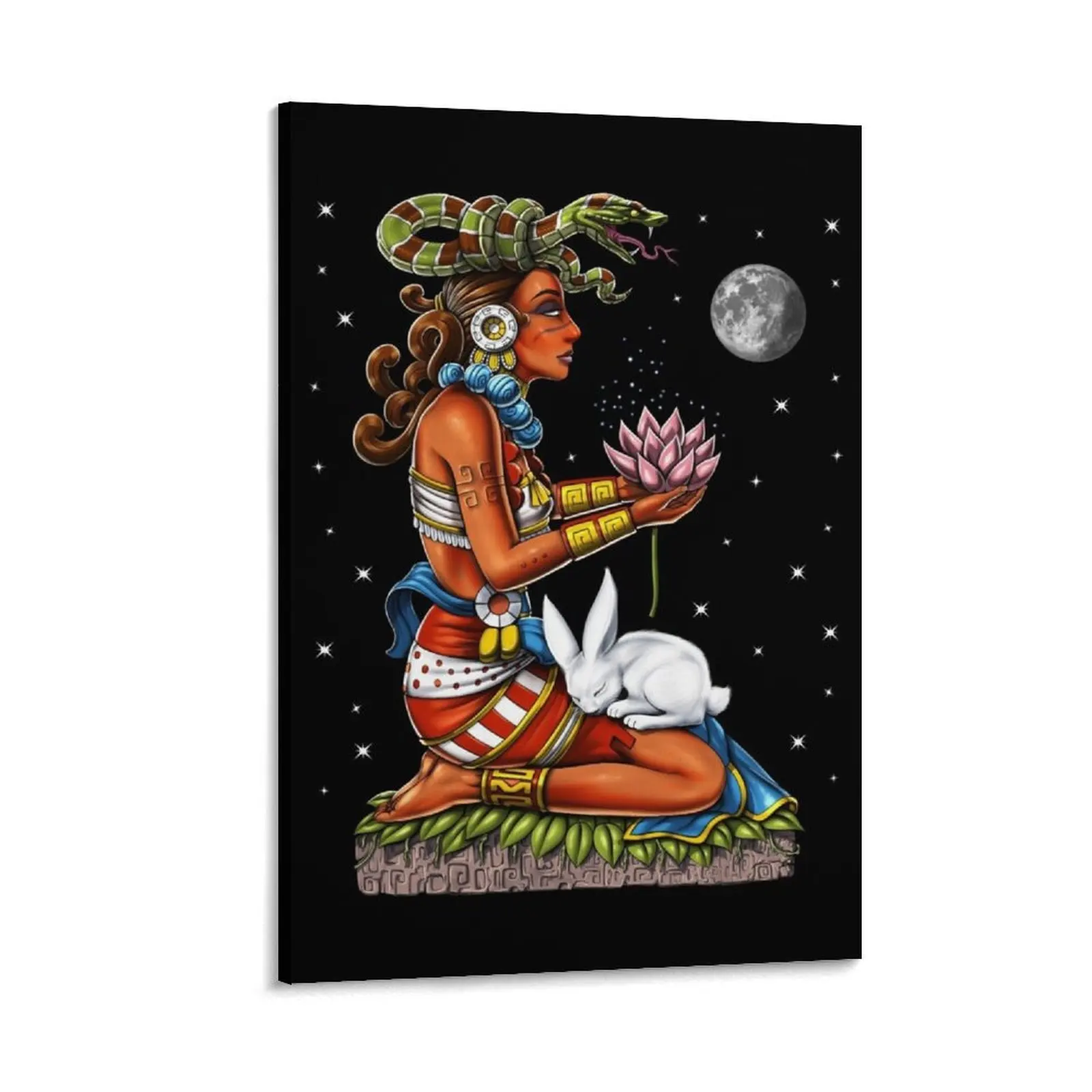 Богиня Mayan Картина на холсте Ixchel фотообои для декора комнаты