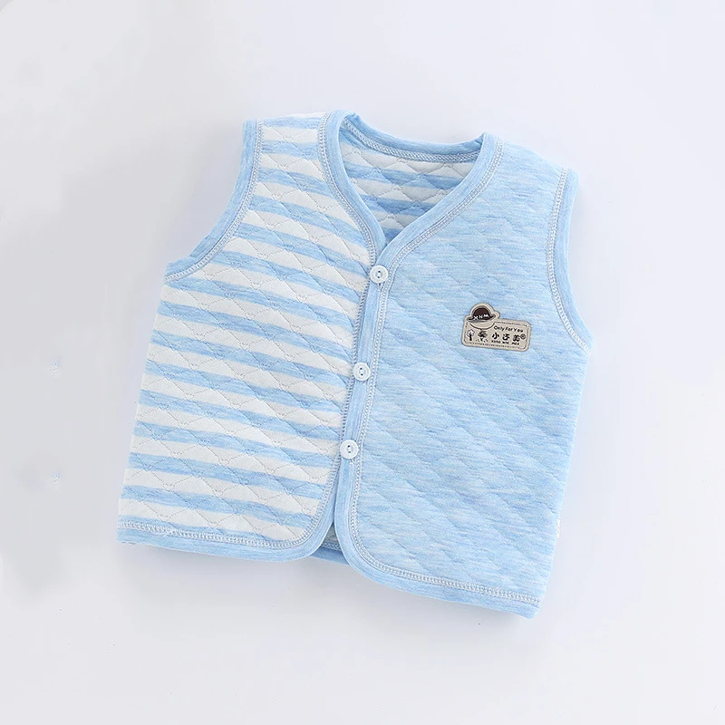 

New Autumn Winter Warm Cartoon Vest Children Cute Baby Sleeveless Cotton Waistcoat Outerwear Casual Kids Jacket Clothes