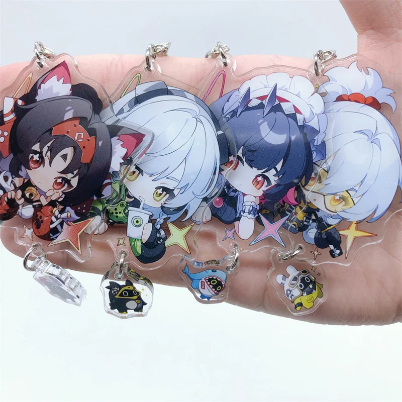 Брелки с подвеской в виде Демары Белль АНБи из игры Zenless Zone Zero Wise