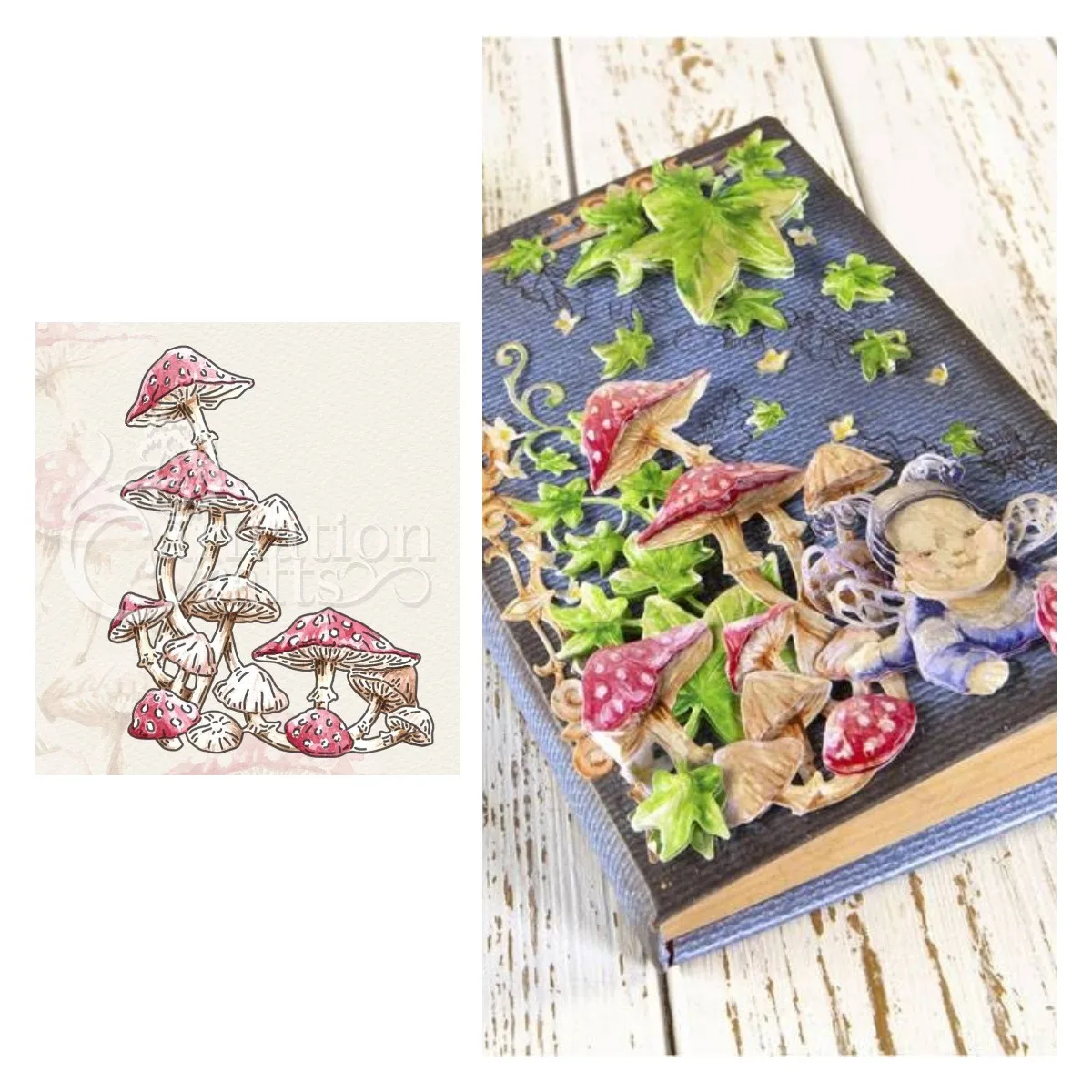 

Toadstool Metal Cutting Dies For Diy Scrapbooking Crafts Maker Photo Album Template Handmade Decoration 2022 New