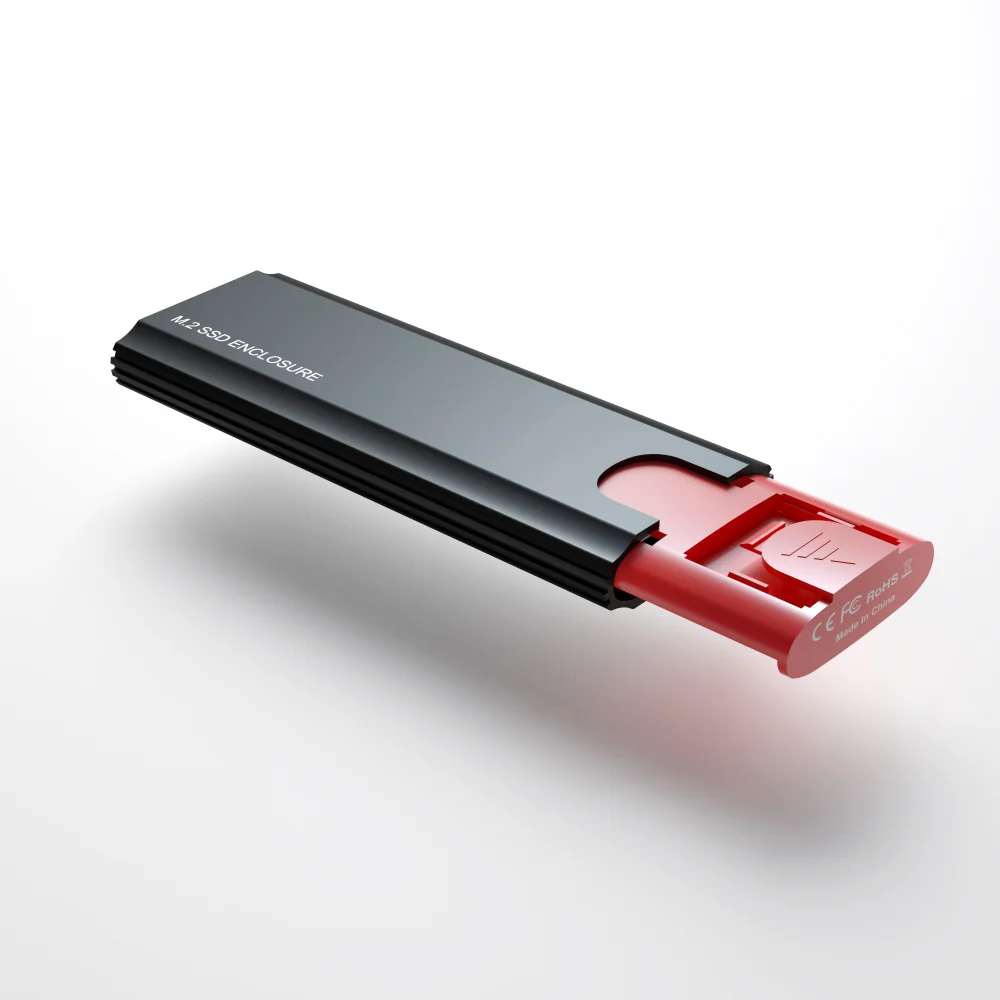

Корпус M.2 для NVMe SATA SSD, Φ 3,1 Gen 2 10 Гбит/с 5 Гбит/с для Samsung для WD M2 SSD NVMe, корпус-адаптер RTL9210B