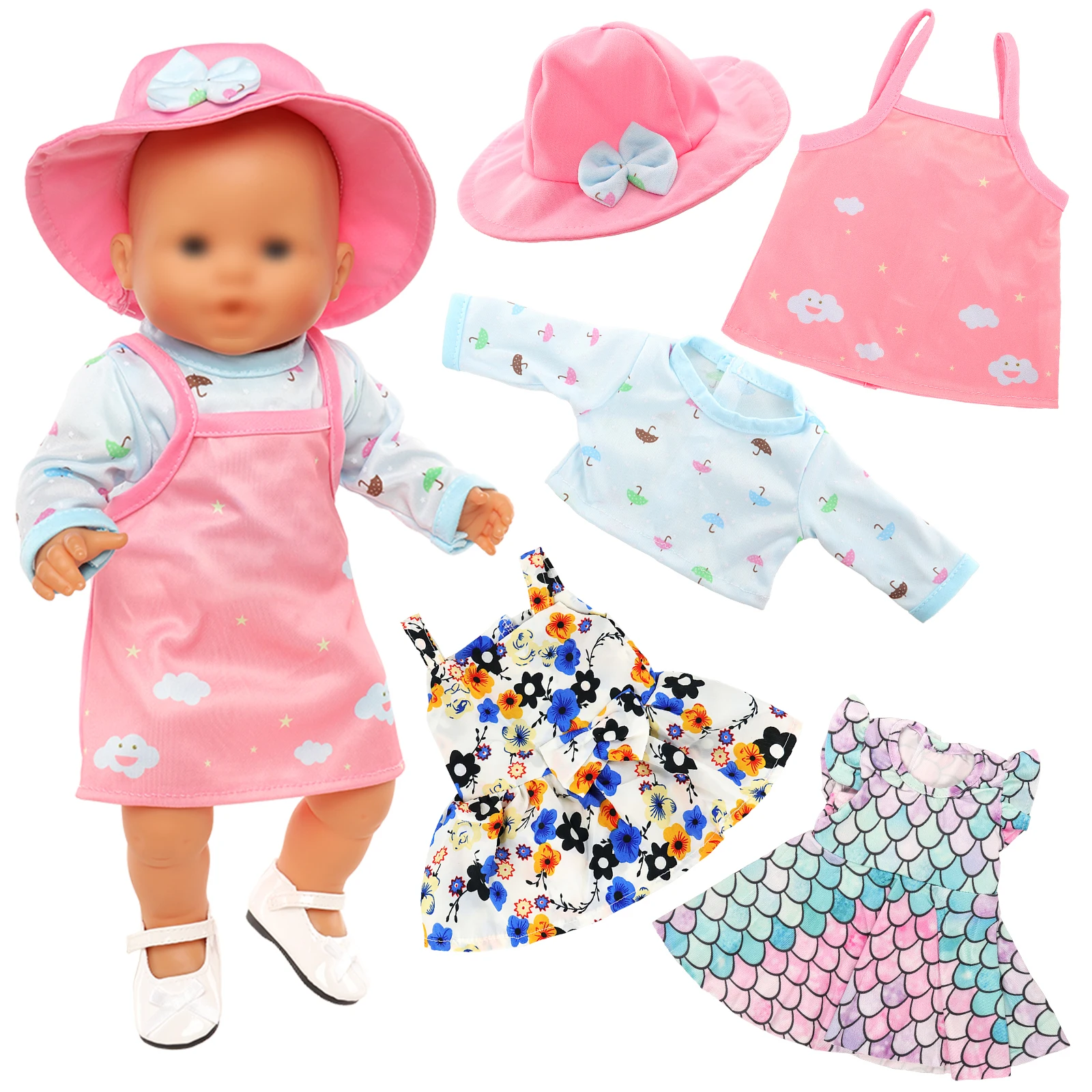 Sets 3 Pieces For Corolle Baby Doll Best For Princess Girl Birthday Gift