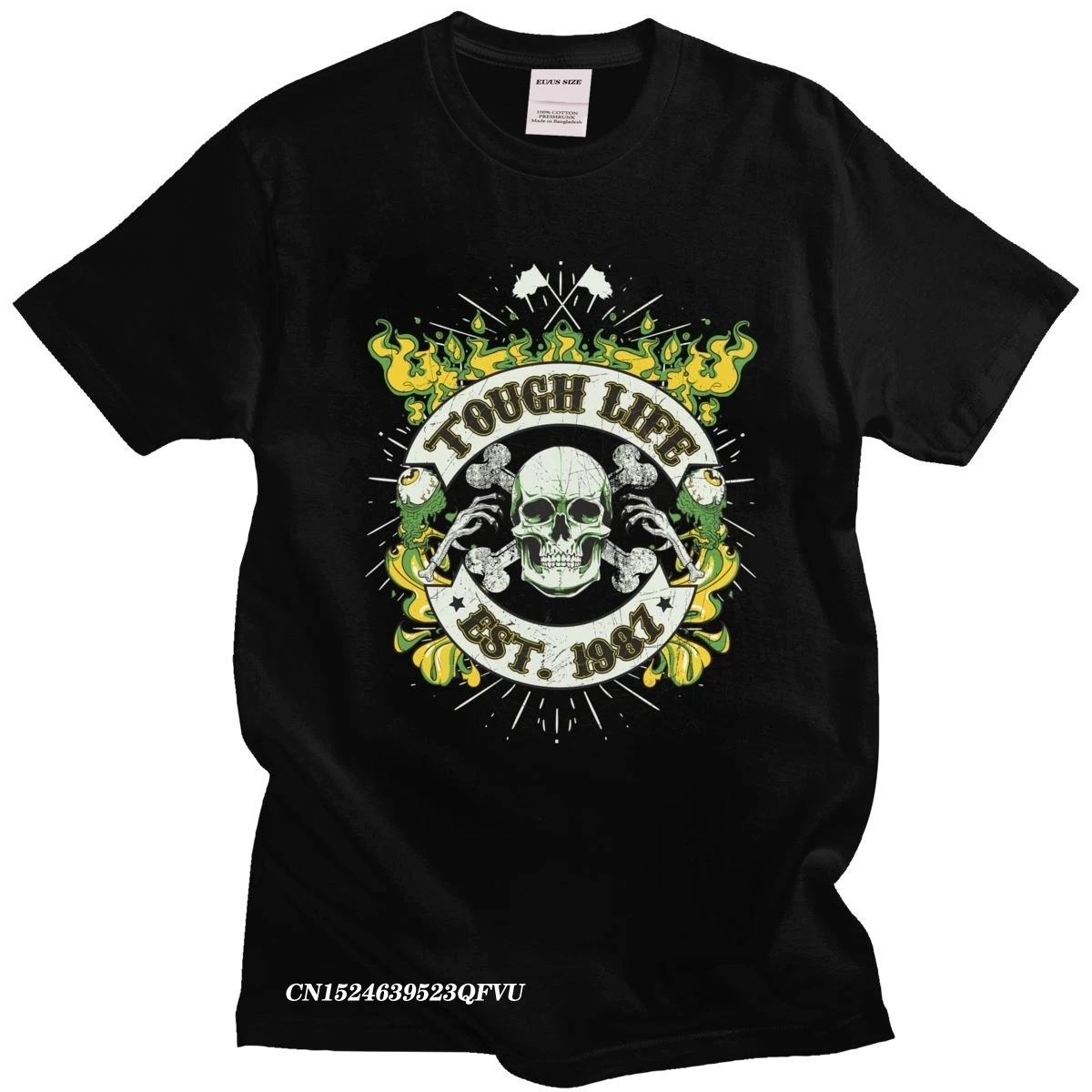 

Men 1981 Skull Tshirt Oversized Pure Cotton T-Shirt Camisas Hombre Print 39th Years Old Birthday Camisa Streetwear Tee Shirt