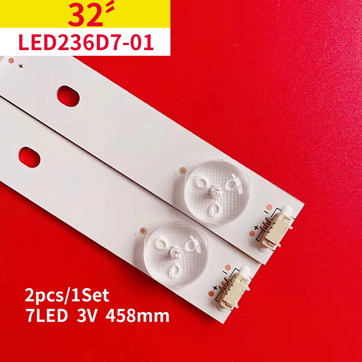 Лента светодиодной подсветки для V236BJ1-P01 LED236D7-01(B) TF-LED24S38T2 PLE-2405HD LED236D7-01 30323607205 457 мм