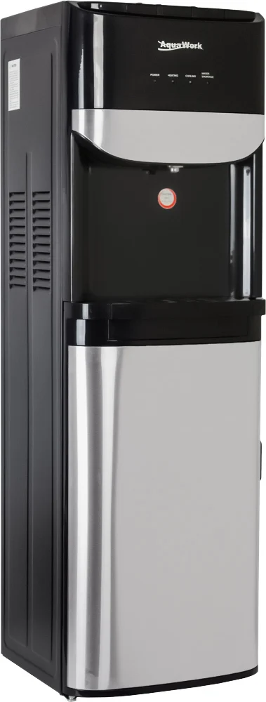 Кулер для воды Aqua Work R71T черный с нижней загрузкой бутыли компрессорный