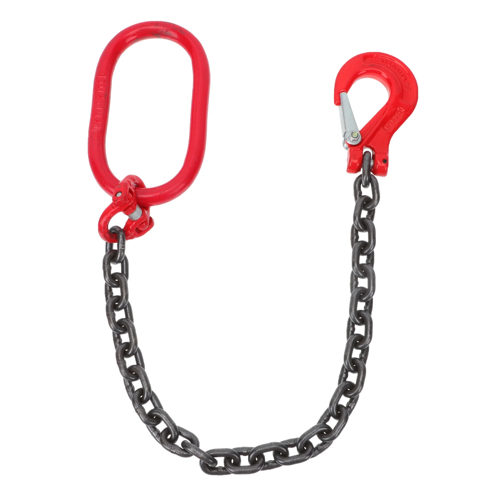 

Lifting Chain Sling With Grad Hook Heavy Duty Lifting Sling Chains Single-leg Slings