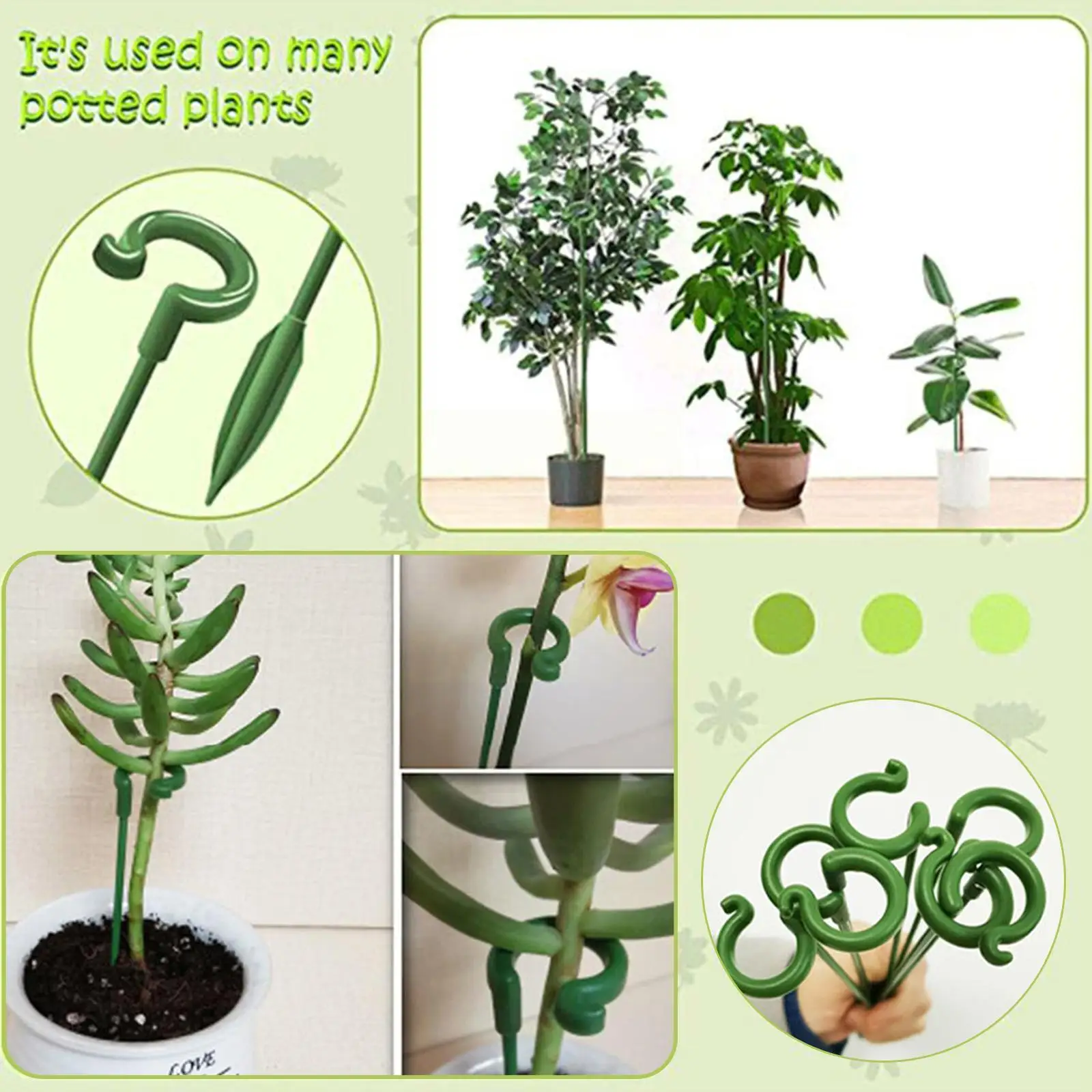 

1PCS Garden Support Stake Ring Metal Garden Plant Supports Single Stem Shrub Holder For Plants Rose Flowers Vegetables Vine B3P0