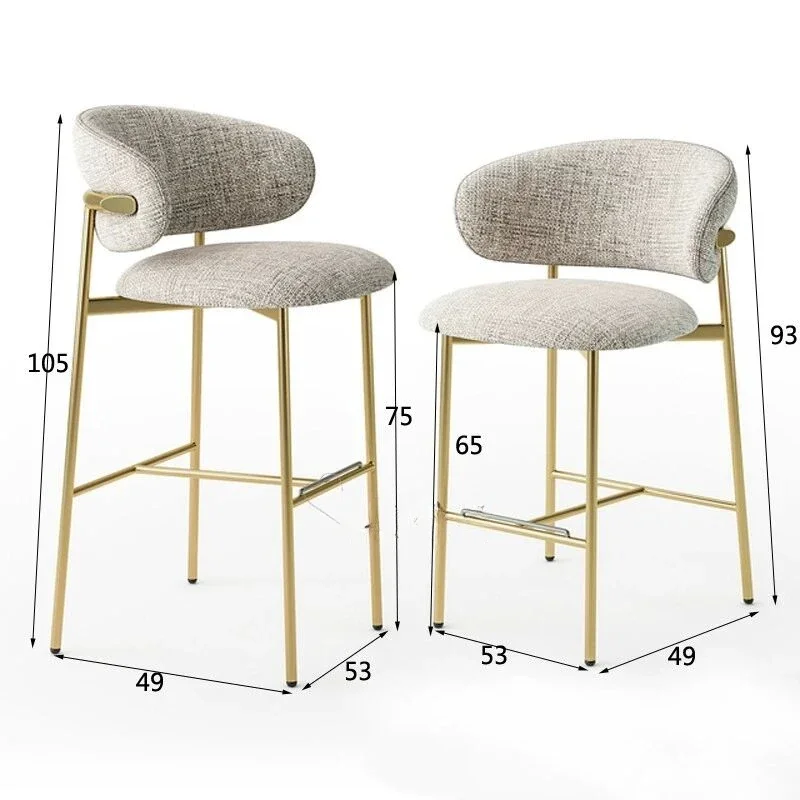 Садовый стул для кухни бара дома макияжные современные стулья дизайнерский