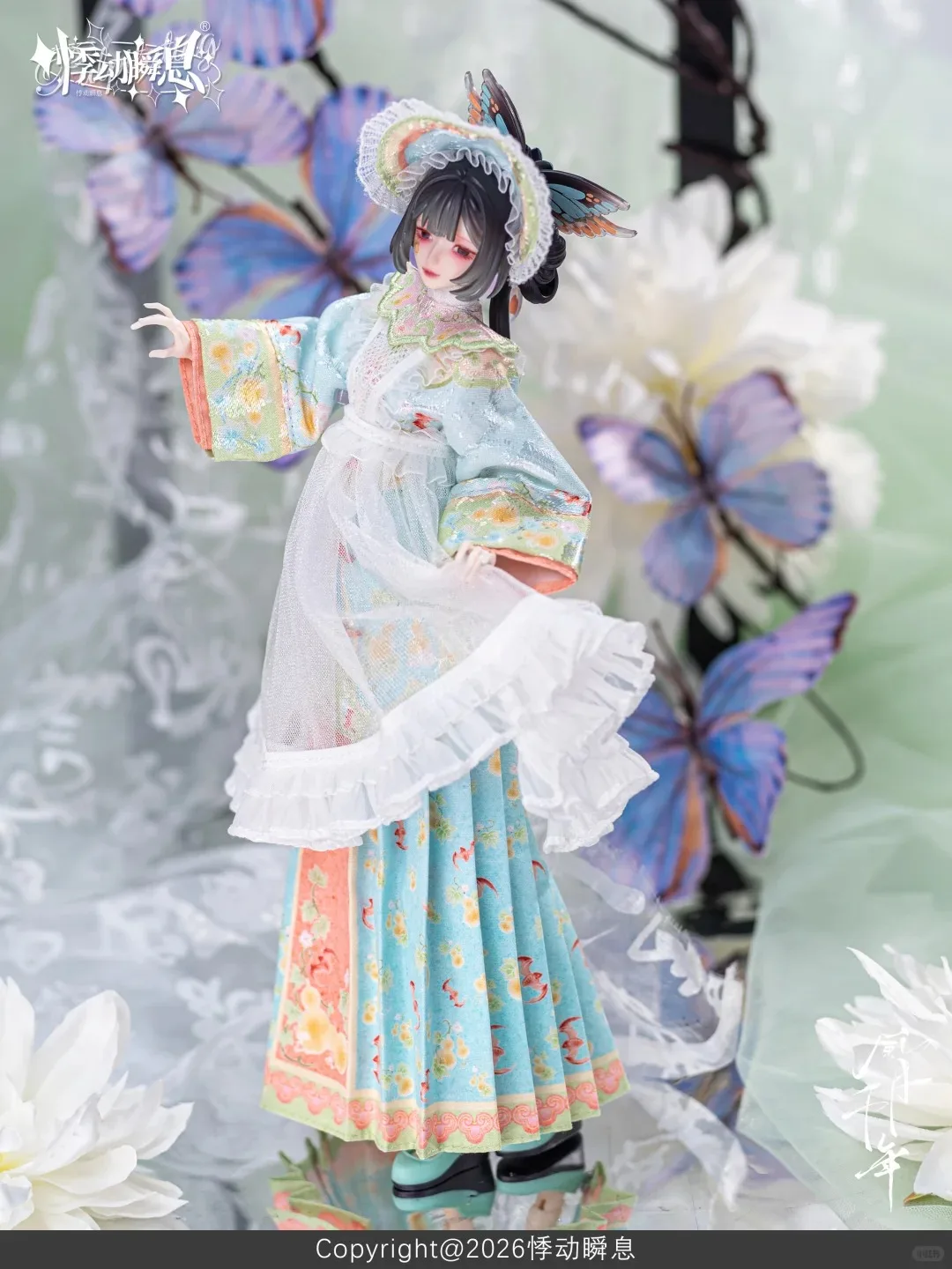 Фото Коллекционная шарнирная кукла Jidongshunxi 1/6 BJD в стиле «Тысячелетие Фэнъюэ» (сюрприз-бокс) с историческим костюмом №5