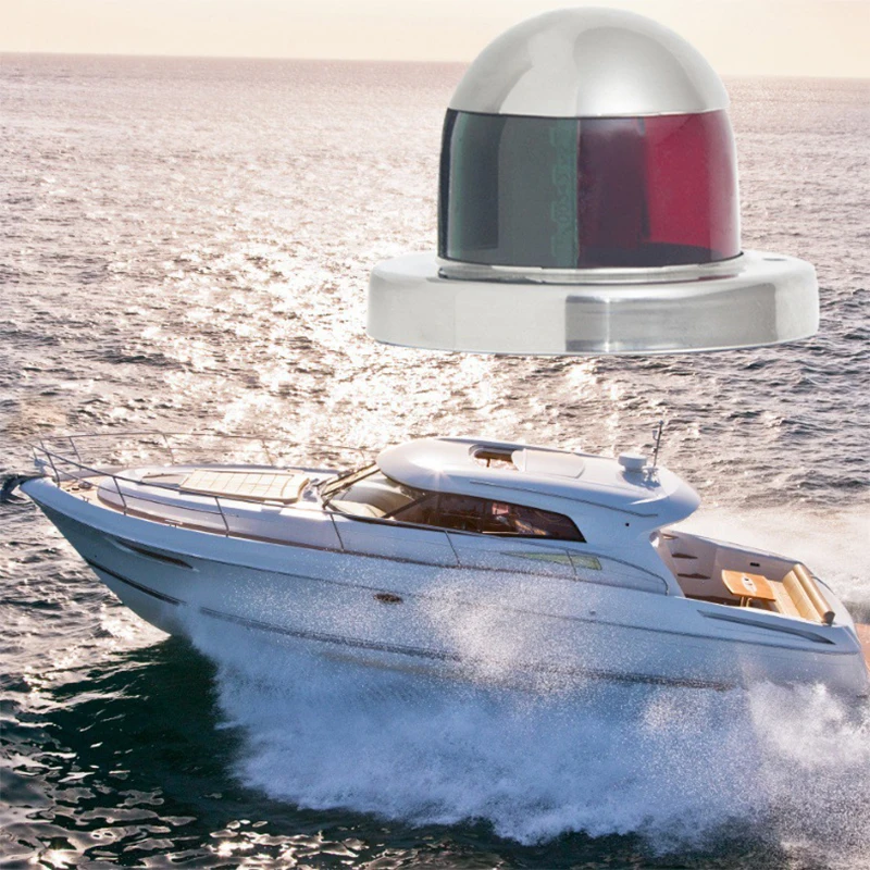 Фонари для яхты лодки парусные огни красный + зеленый двухцветный лук