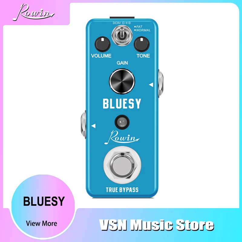 Винтажная педаль для гитарных эффектов Rowin(LOWIN) | Спорт и развлечения