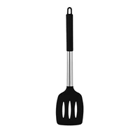 black color black spatula metal and silicone cable 35cm