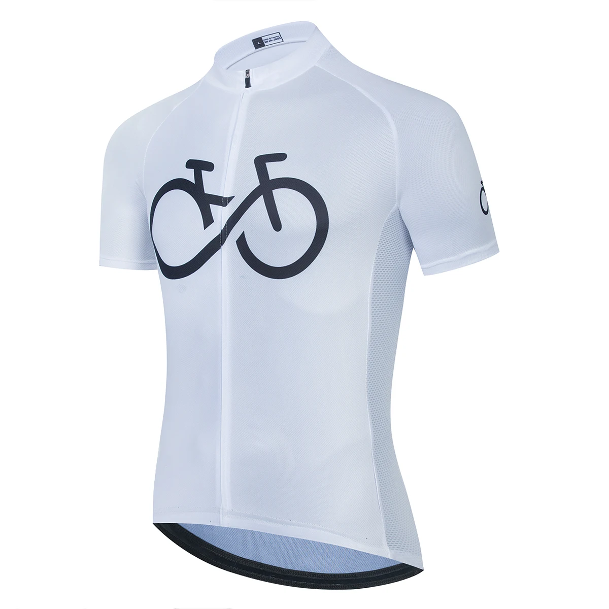 

Men Cycling Jersey White Short Sleeves Quick Dry Cycling Clothing 19D Gel Pad Bib Pant Bicycle Shirt MTB Bike Clothes Sportswear