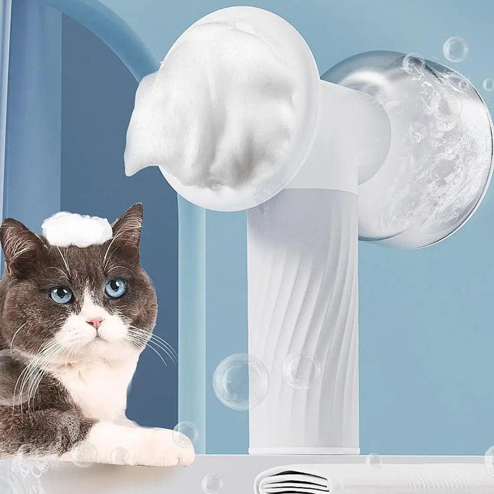 

Dog Bath Brush Scrubber Automatic Foaming Dog Shampoo Shampoo Brush Massage Dispenser Bathing Dog Tool Bath E4u6