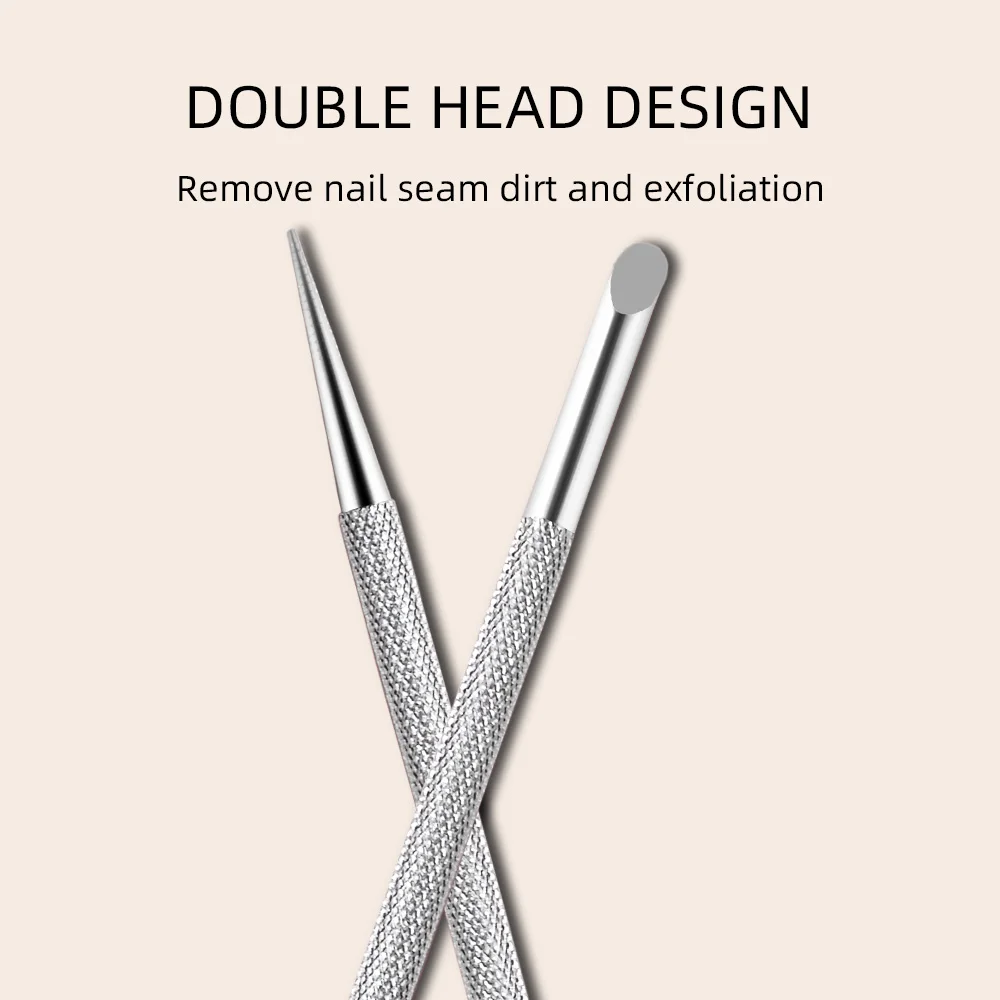 

Двухсторонний толкатель для кутикулы из нержавеющей стали, 1 шт., средство для удаления кутикулы, педикюр, инструменты и аксессуары для мани...