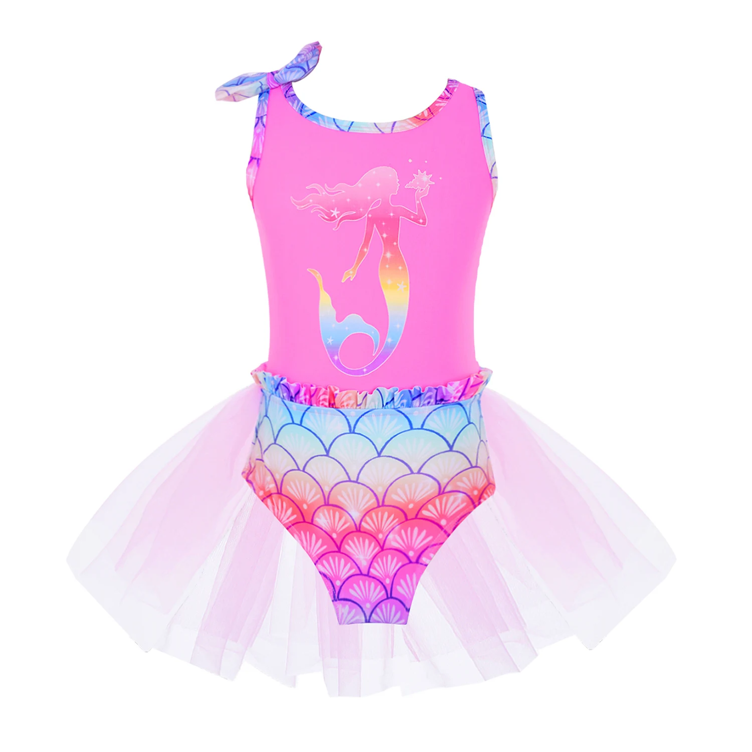 

Новинка 2022, летняя пляжная одежда, детский купальник, цельнокроеный купальник принцессы для девочек, бикини для малышей, купальник с открыт...