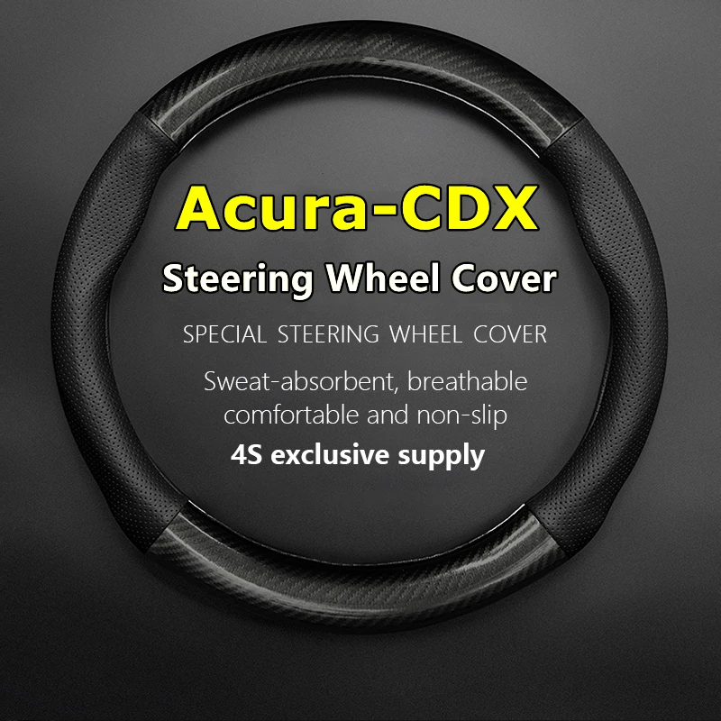 

Тонкий чехол для руля Acura CDX, без запаха, кожаный карбоновый чехол для руля 1,5 T 2016 2017 2,0 2018 матовый серый 2019 2020 A-Spes 2021