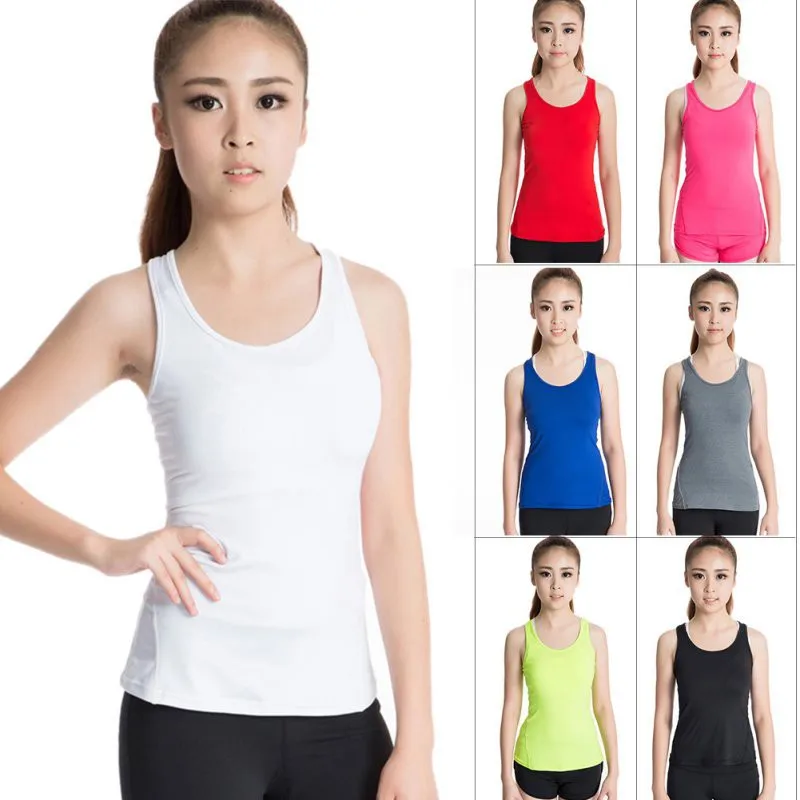 

Women Girls Running Racer Back Gym Yoga Workout Vest Tank Top Sports Wear