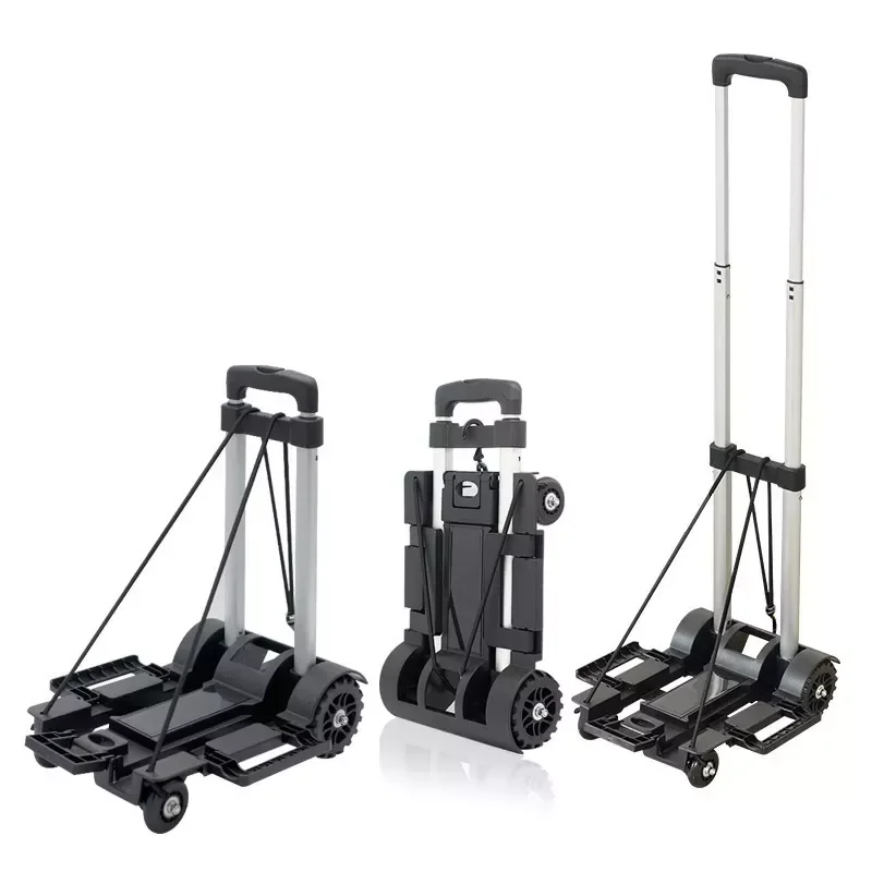 

Portable Folding Cart Trolley Car Travel Luggage Trolley Flatbed Mobile Furniture Transportation Tool