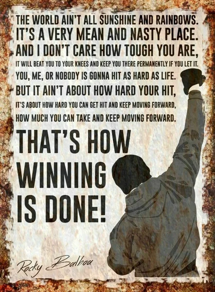 

Рокки Бальбоа Цитата боксерский фильм ретро металлический знак для тренажерного зала фитнеса паба бара винтажный Декор металлический знак