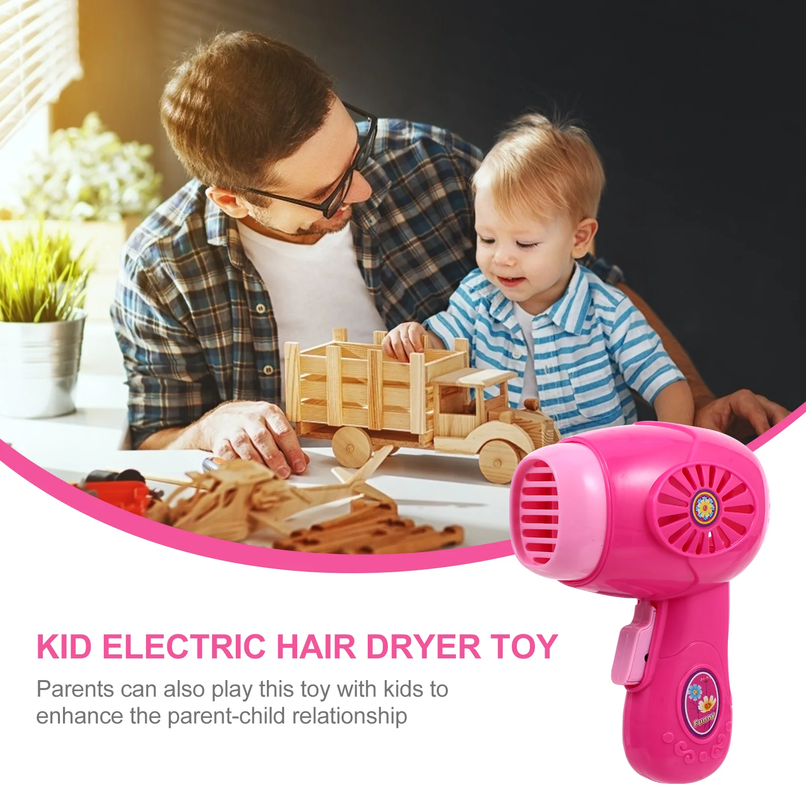Игрушки-симуляторы кукольный домик электрический фен модель детский мини-опора