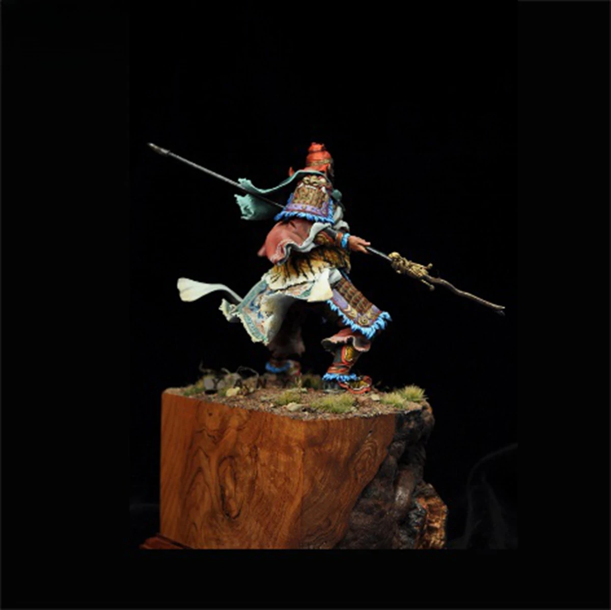 1/16 Φ набор три царства генерал Чжан фей разборный и Неокрашенный GK