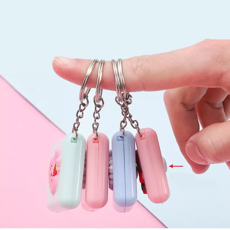 

NEW2023 Tape Measures Portable Retractable Ruler Children Height Ruler Centimeter Inch Roll Tape Unicorn Avocado