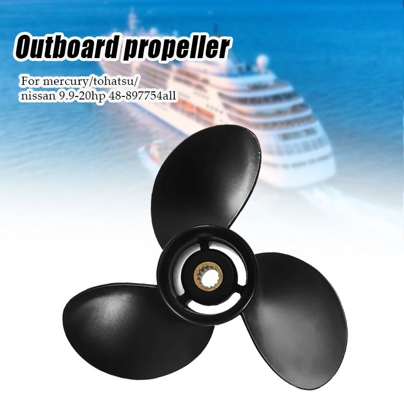 

9,25x11 Mercury 9,9-20HP подвесной Пропеллер из алюминиевого сплава 48-897754a11