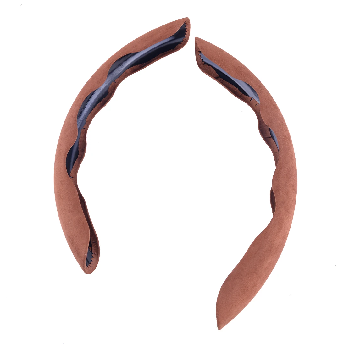 

1 пара, передний Универсальный защитный чехол на руль автомобиля, противоскользящий коричневый защитный чехол