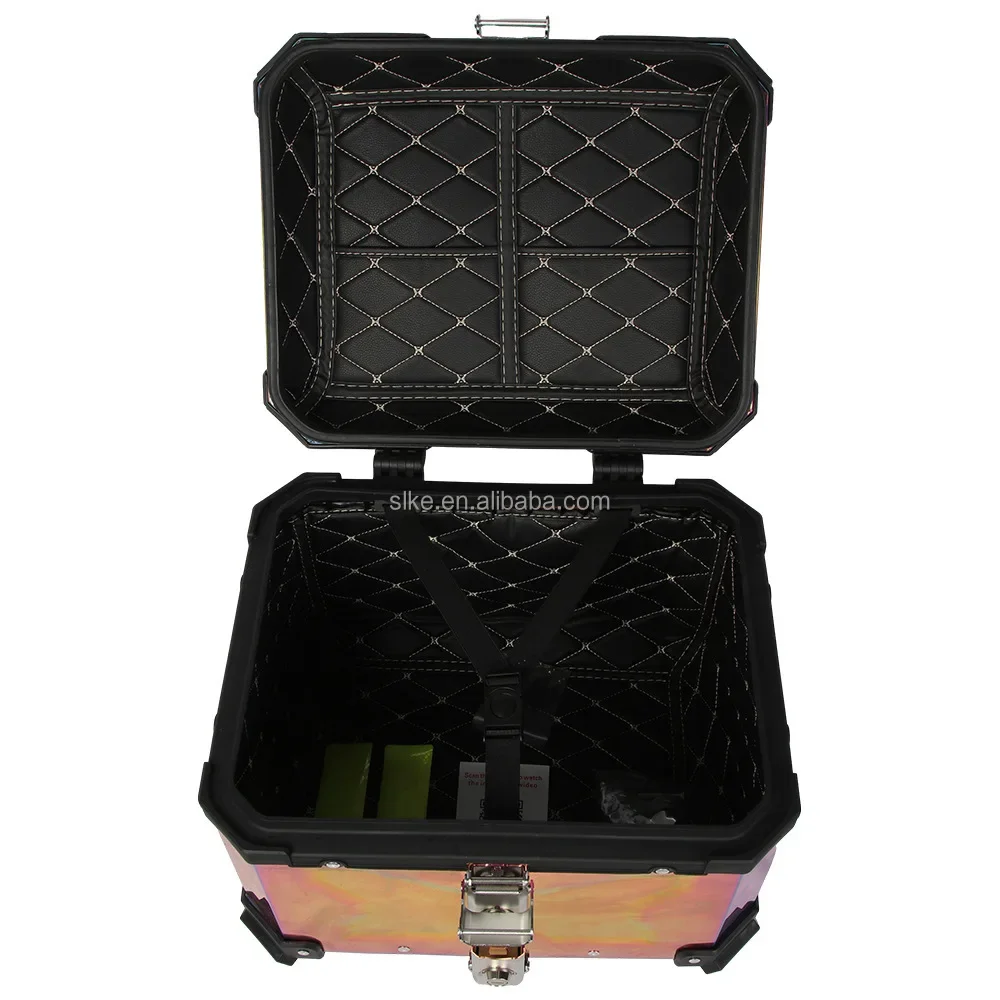 SLKE красочный 45л Cajas De Cola Motocicleta держатель для доставки хвостовой чехол