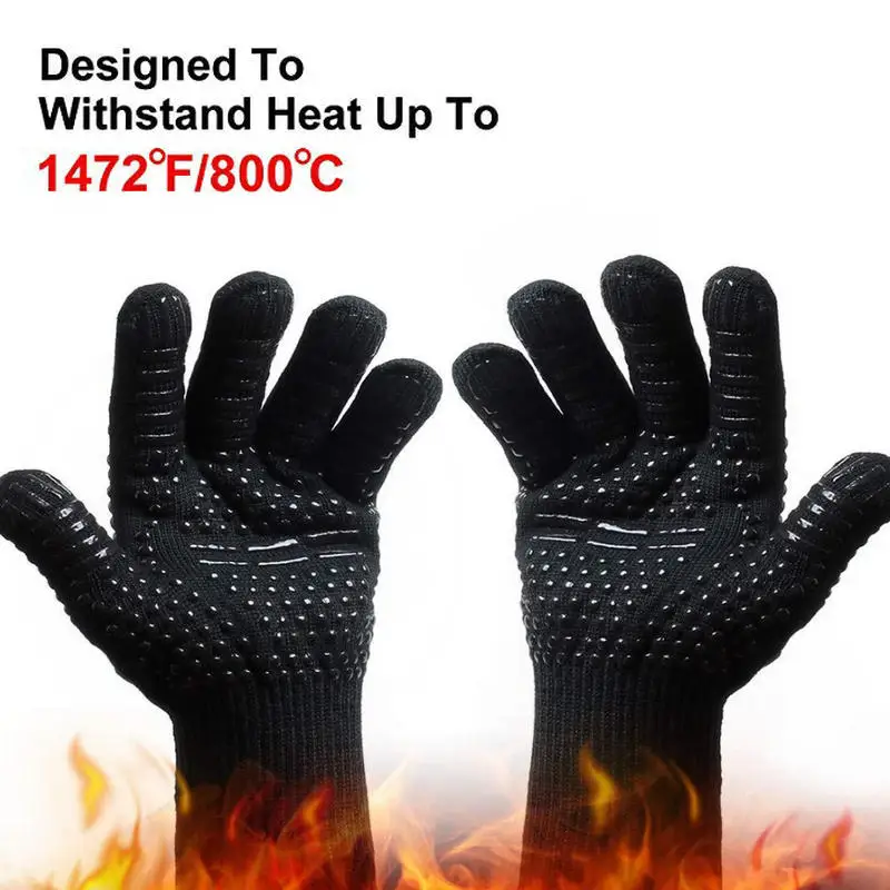 Оригинальные перчатки с защитой от порезов и высоких температур 800 градусов