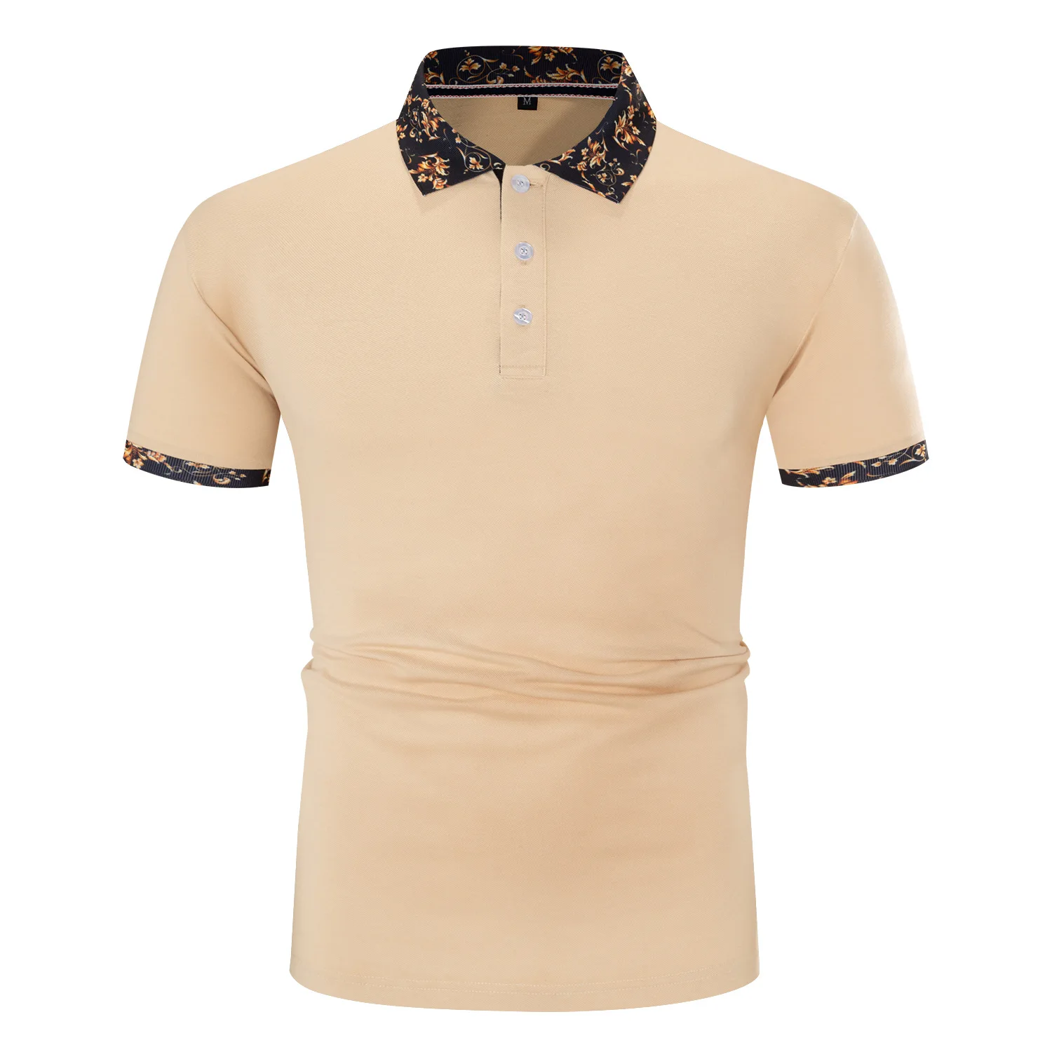 

Новинка 2022, Повседневная однотонная свободная Мужская рубашка-поло европейского размера с короткими рукавами, рубашка-поло большого разме...