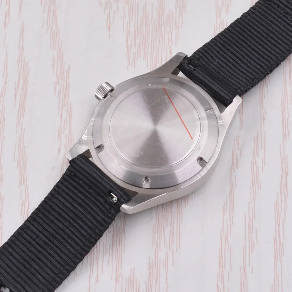 Мужские механические часы с механизмом NH35 39 мм сапфировый корпус из нержавеющей