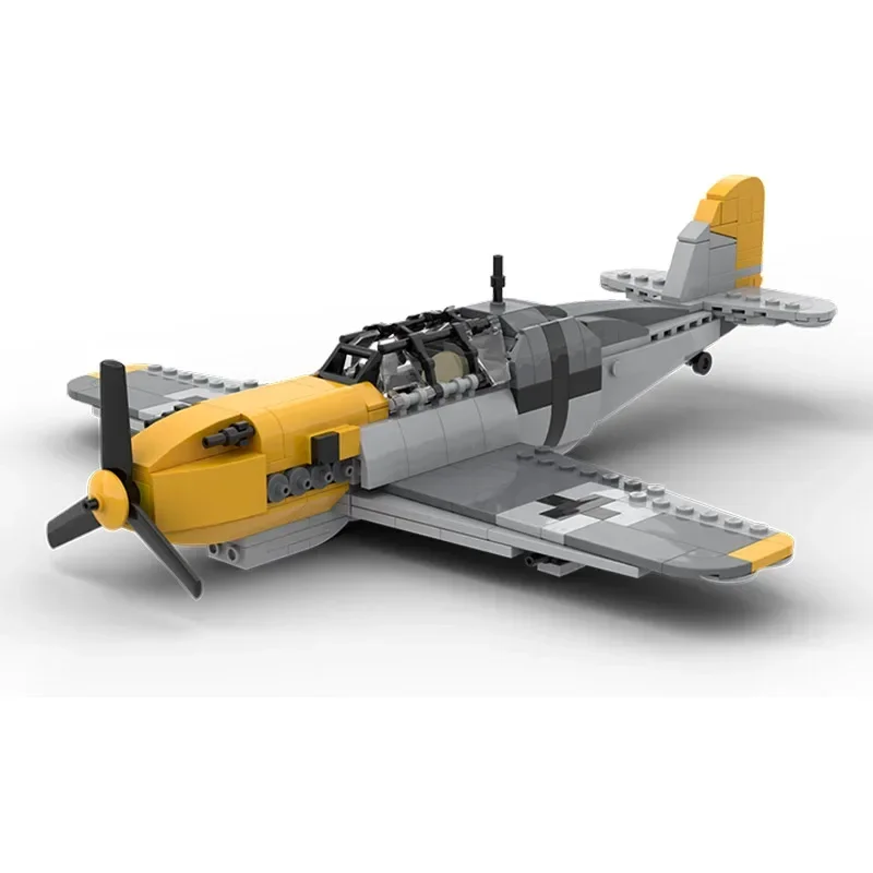 Moc строительные кирпичи модель самолета Messerschmitt Bf 109 F2 технология модульные блоки подарки игрушки для детей наборы «сделай сам» сборка (art.: 3920cb124a3b5) - 3920cb124a3b5