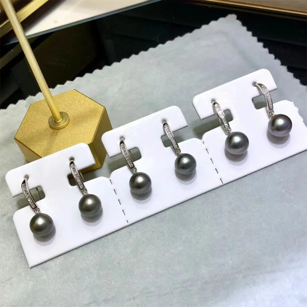 

DIY Pearl Earnail Accessories S925 Sterling Silver Jewelry Fashion Gold Empty Fit 8-12mm Beads