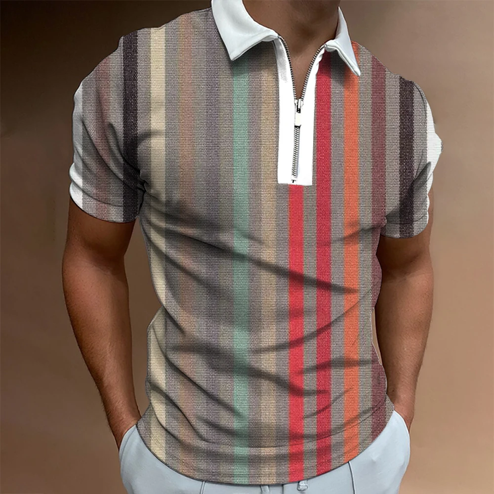 

Мужская приталенная рубашка-поло с буквенным принтом, мужская рубашка-поло, мужские однотонные рубашки поло, брендовая мужская рубашка с коротким рукавом, Летняя мужская рубашка