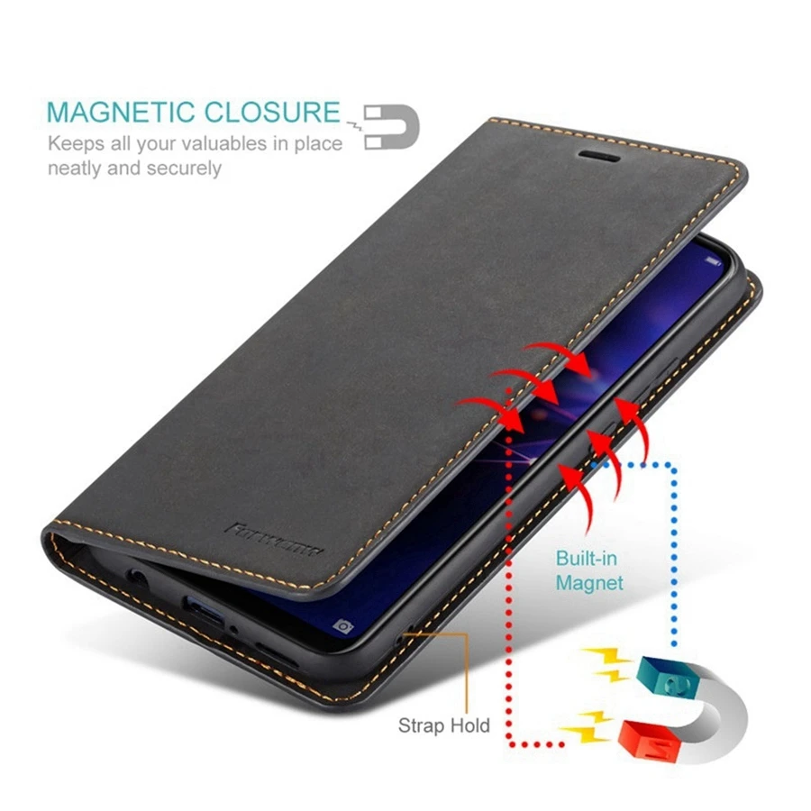 Wallet Flip Leather Case For Huawei P40 P30 P20 Lite Pro + P Smart 2019 2020 Mate 30 20 Lite Pro Honor 10i 10 20 Lite 20S 30i