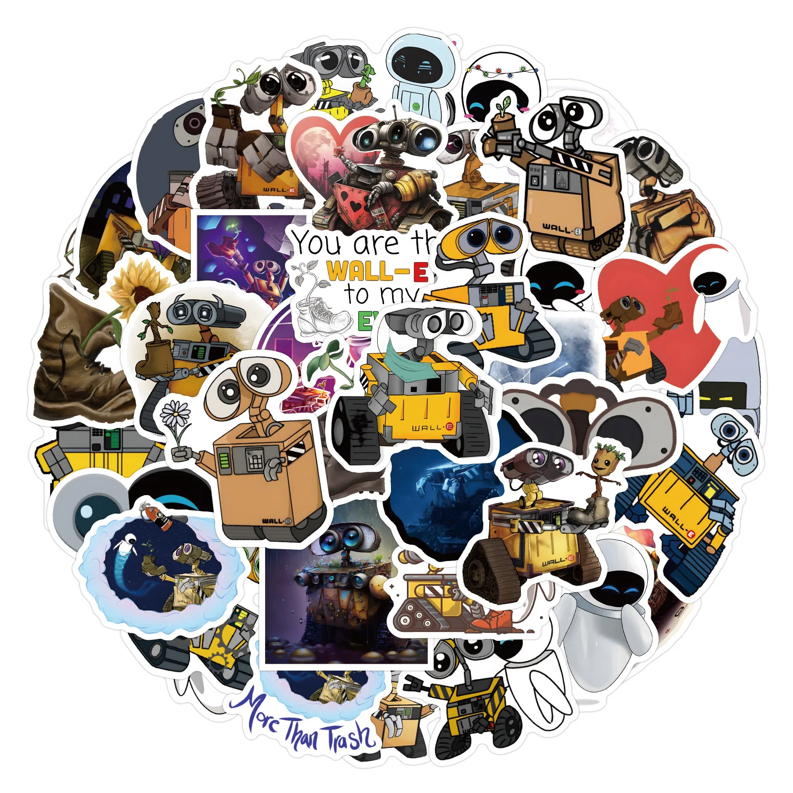 Настенные электронные наклейки Pixar 10/30/50 шт